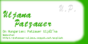 uljana patzauer business card